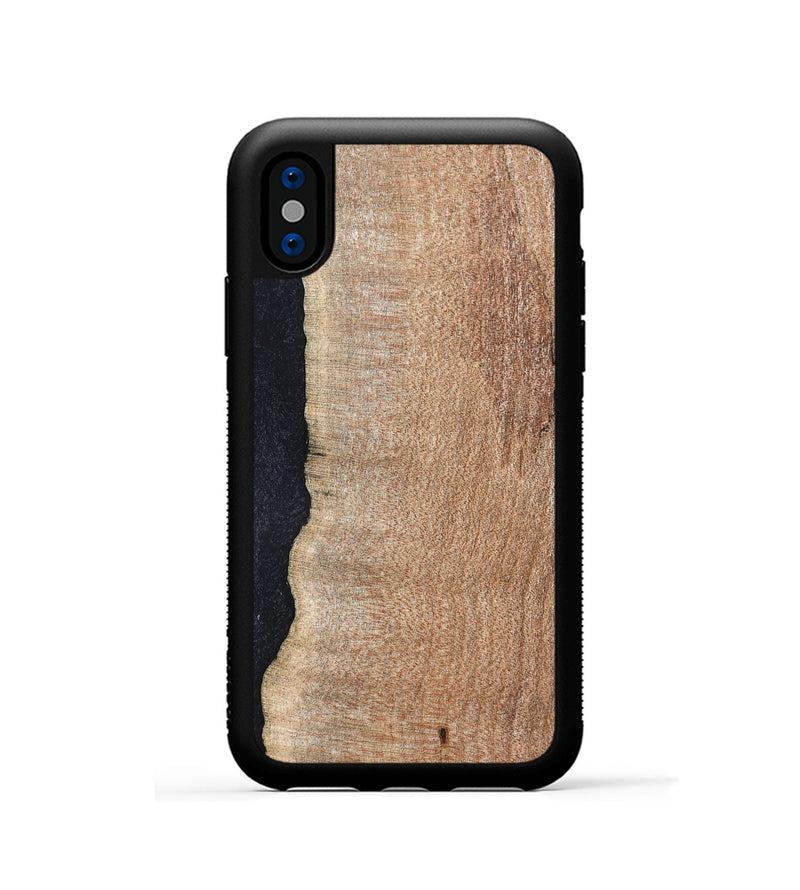 iPhone Xs Wood Phone Case - Boaz (Wood Burl, 826516)