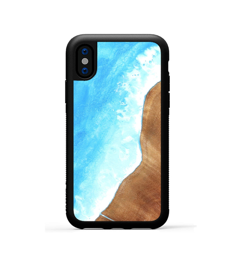 iPhone Xs Wood Phone Case - Lylah (Coastal, 826521)