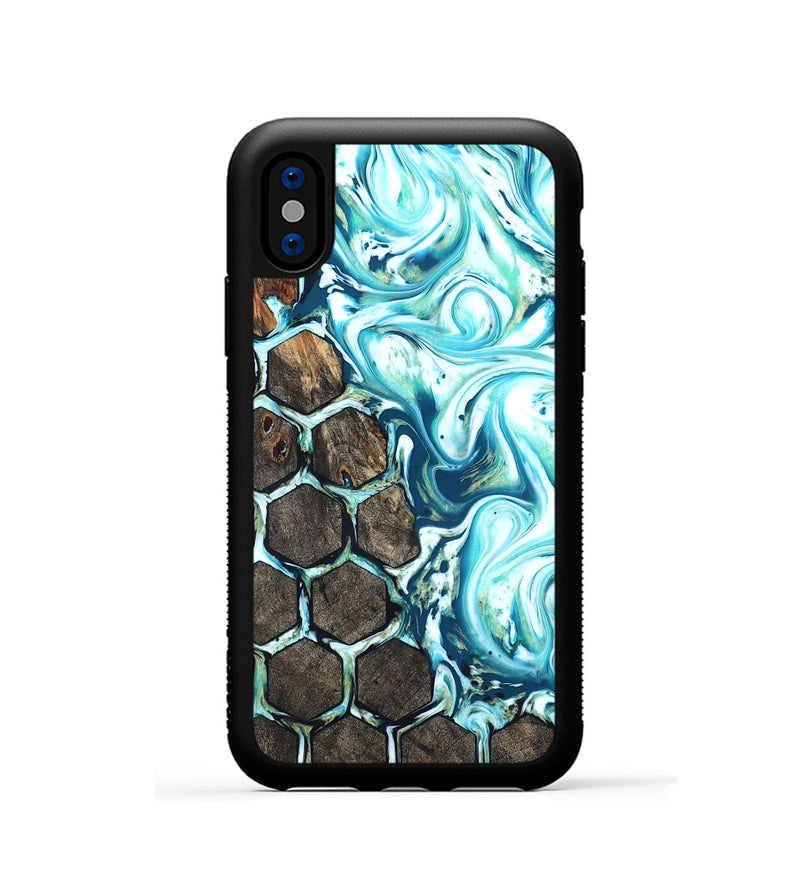 iPhone Xs Wood Phone Case - Krysten (Pattern, 826526)