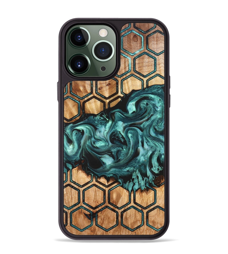 iPhone 13 Pro Max Wood Phone Case - Dominik (Pattern, 826529)