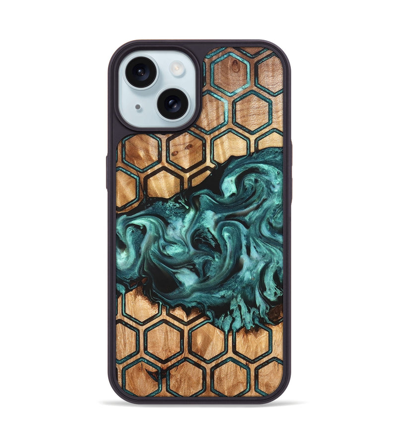 iPhone 15 Wood Phone Case - Dominik (Pattern, 826529)