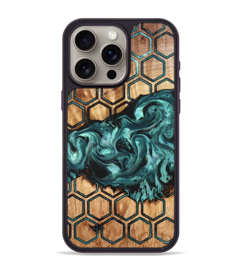 iPhone 15 Pro Max Wood Phone Case - Dominik (Pattern, 826529)