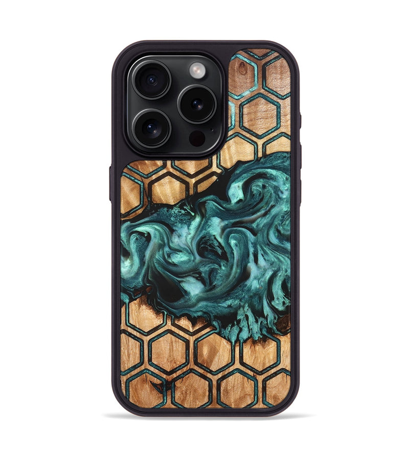 iPhone 15 Pro Wood Phone Case - Dominik (Pattern, 826529)