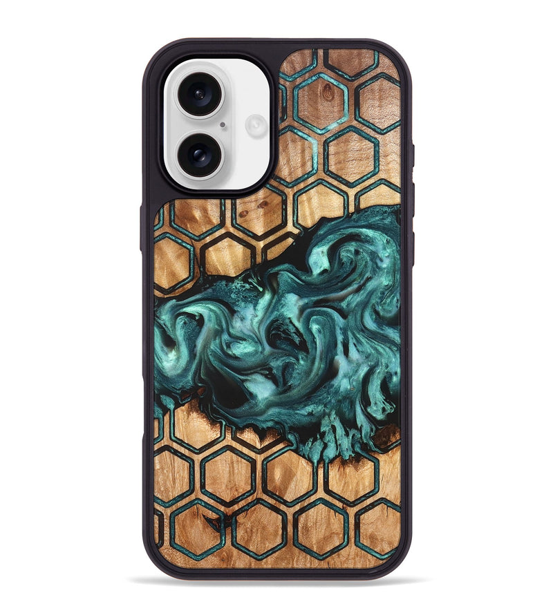 iPhone 16 Plus Wood Phone Case - Dominik (Pattern, 826529)