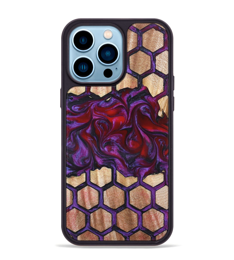 iPhone 14 Pro Max Wood Phone Case - Dasia (Pattern, 826532)