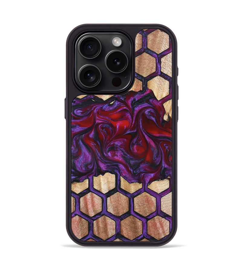 iPhone 15 Pro Wood Phone Case - Dasia (Pattern, 826532)