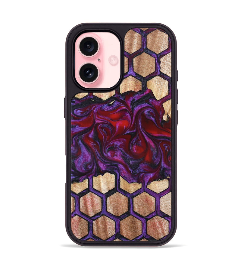 iPhone 16 Wood Phone Case - Dasia (Pattern, 826532)