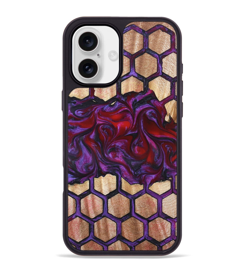 iPhone 16 Plus Wood Phone Case - Dasia (Pattern, 826532)