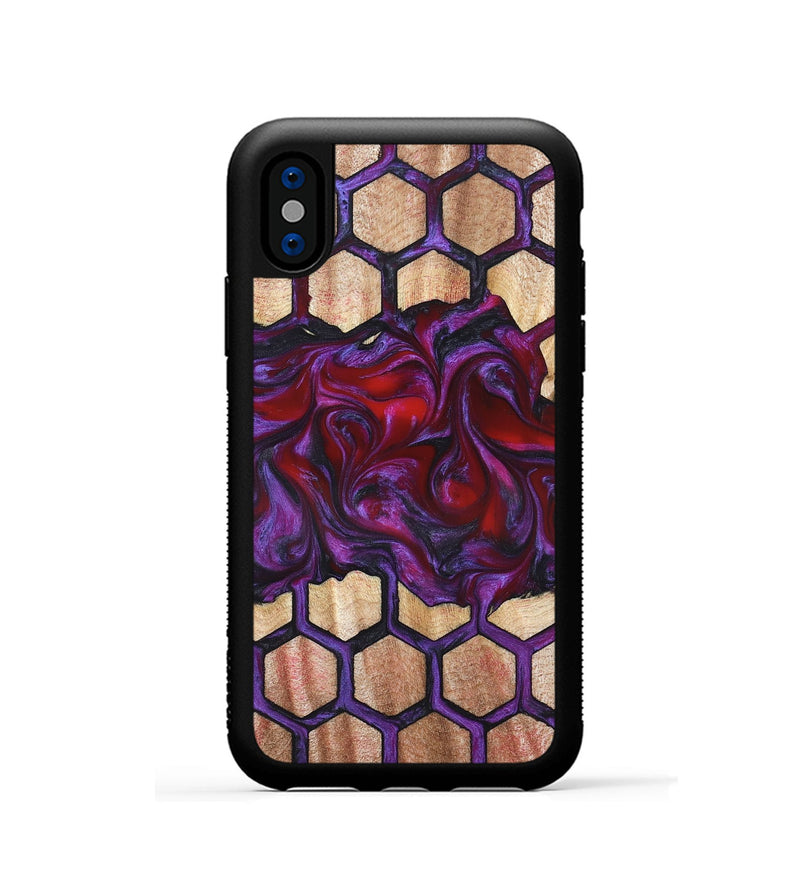 iPhone Xs Wood Phone Case - Dasia (Pattern, 826532)
