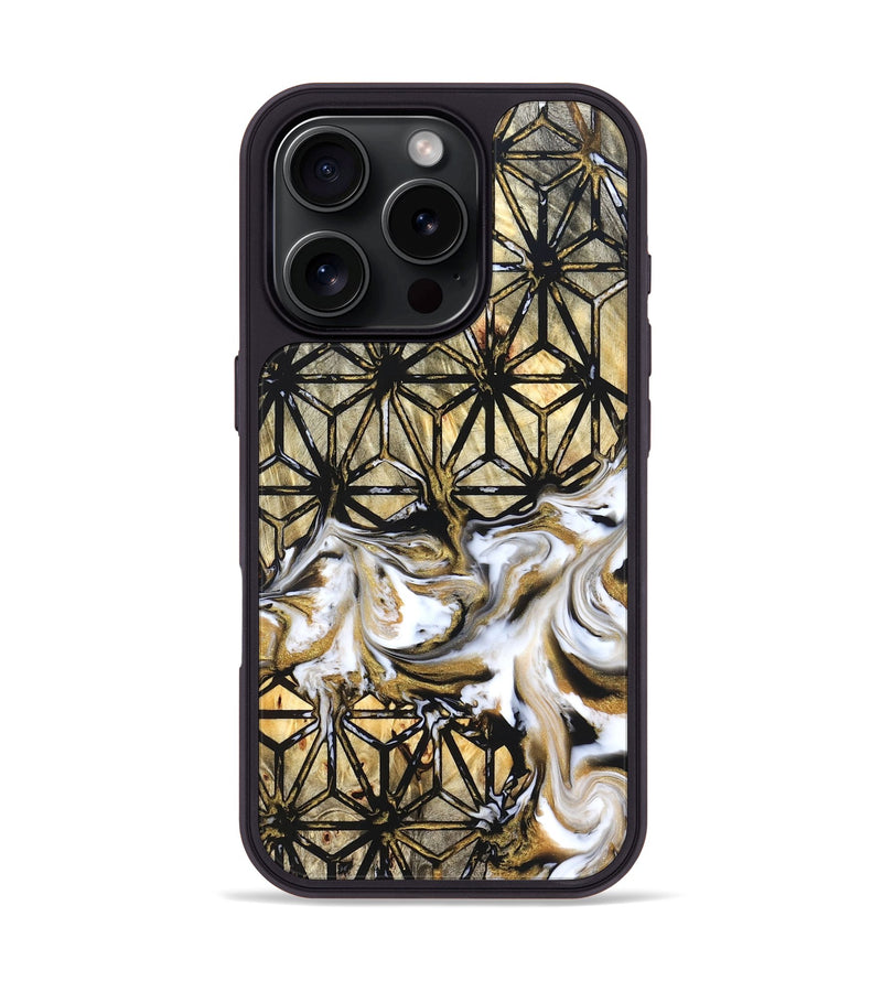 iPhone 16 Pro Wood Phone Case - Sawyer (Pattern, 826533)
