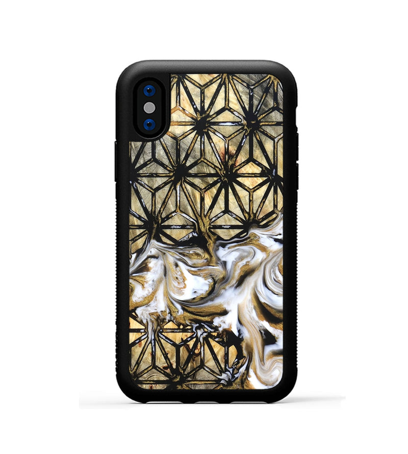 iPhone Xs Wood Phone Case - Sawyer (Pattern, 826533)