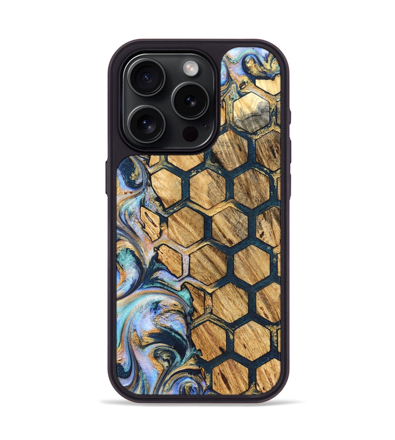 iPhone 15 Pro Wood Phone Case - Steve (Pattern, 826536)