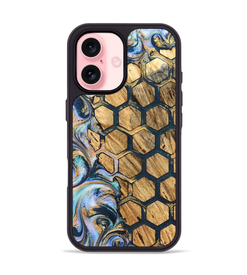 iPhone 16 Wood Phone Case - Steve (Pattern, 826536)