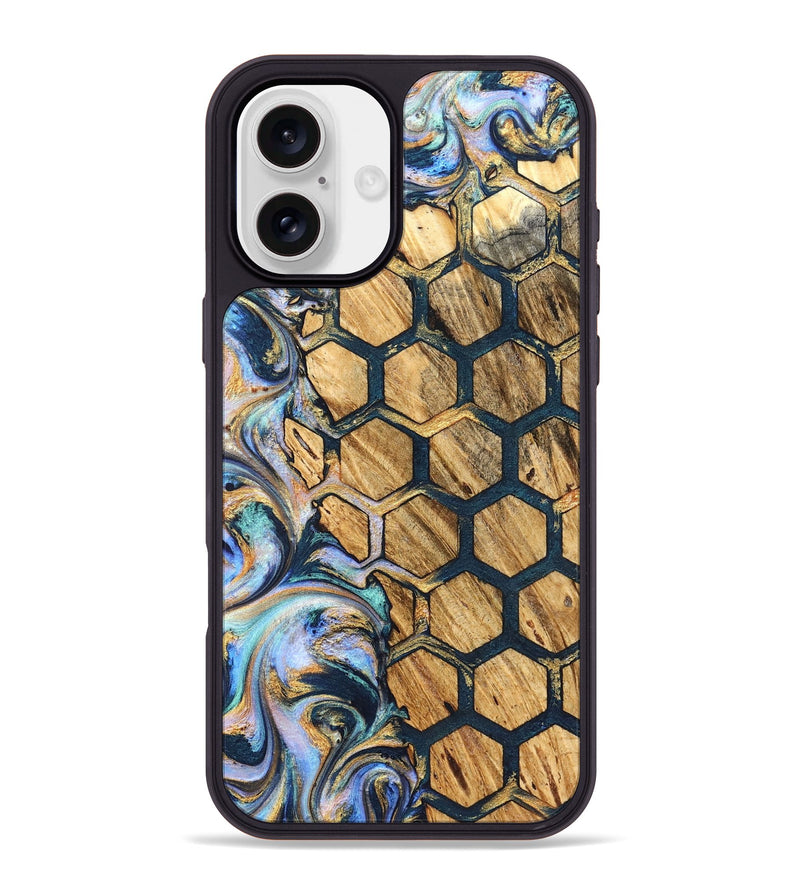 iPhone 16 Plus Wood Phone Case - Steve (Pattern, 826536)