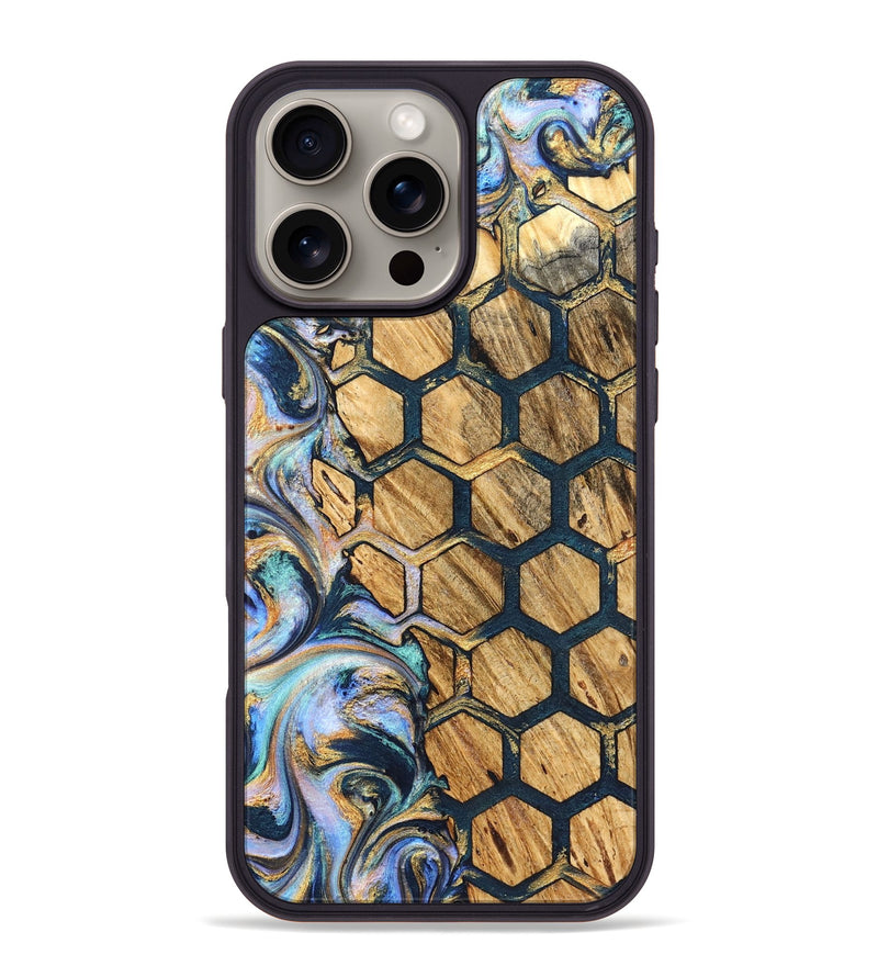 iPhone 16 Pro Max Wood Phone Case - Steve (Pattern, 826536)