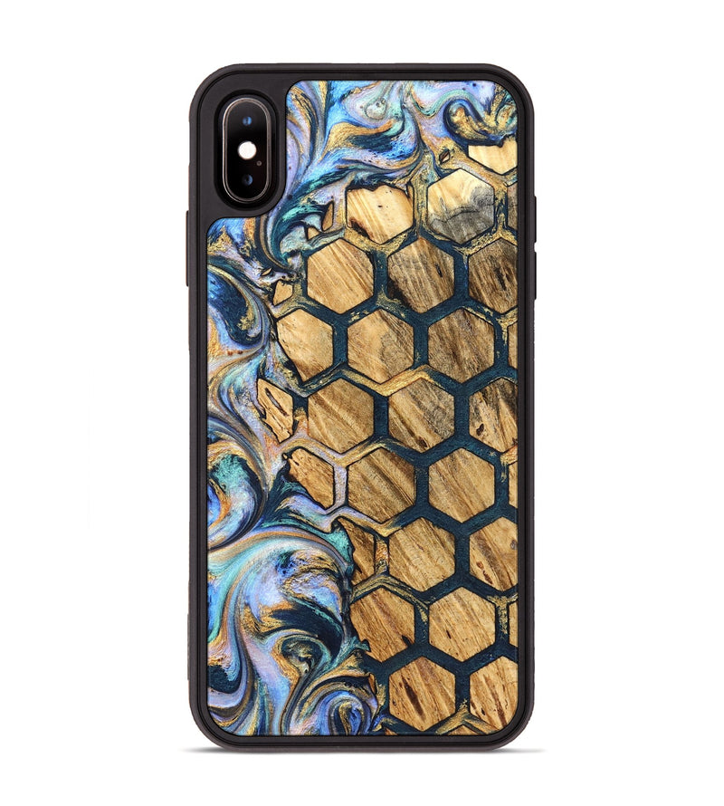 iPhone Xs Max Wood Phone Case - Steve (Pattern, 826536)
