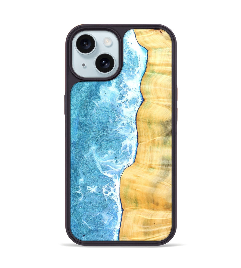 iPhone 15 Wood Phone Case - Shaina (Coastal, 826539)