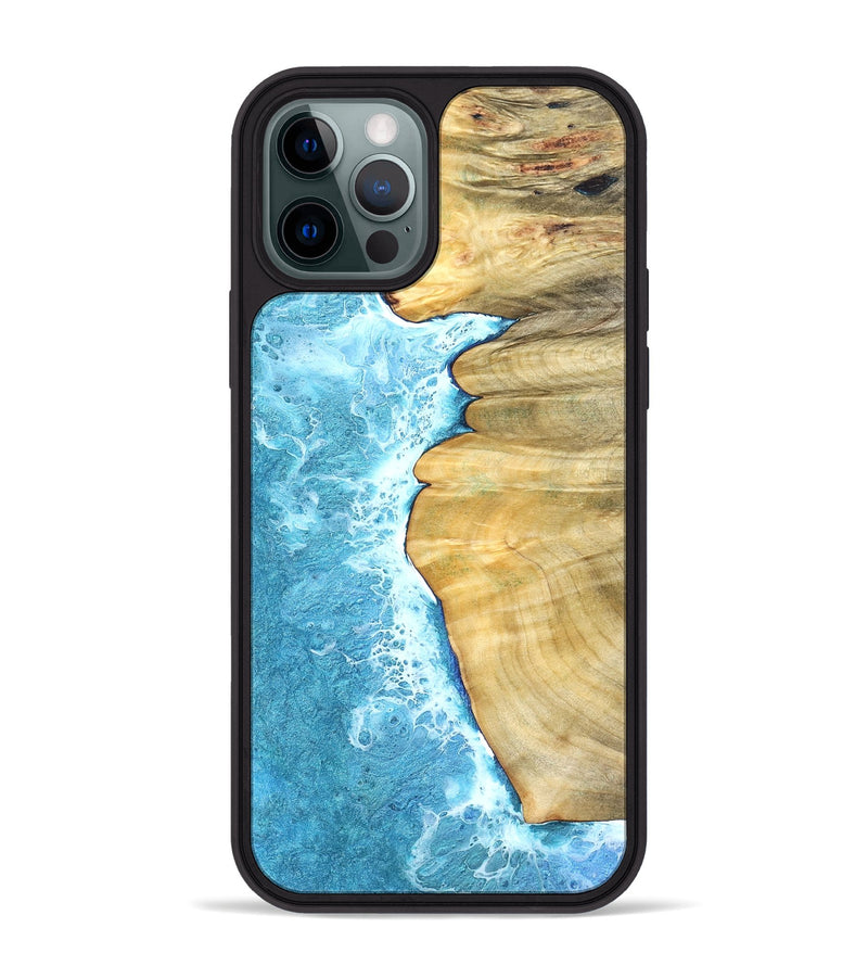 iPhone 12 Pro Max Wood Phone Case - Eda (Coastal, 826542)