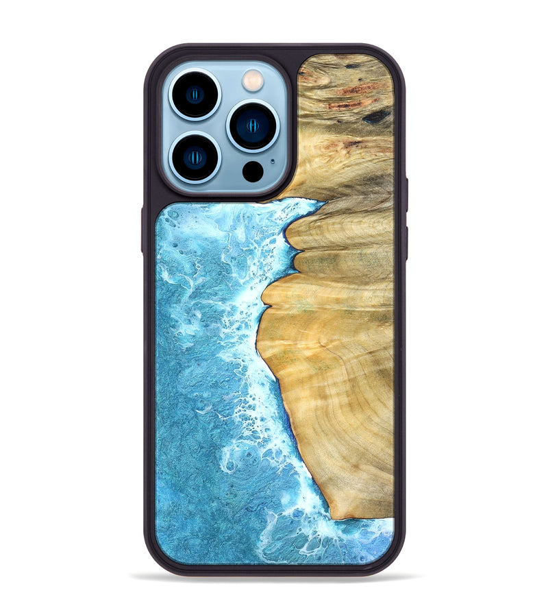 iPhone 14 Pro Max Wood Phone Case - Eda (Coastal, 826542)