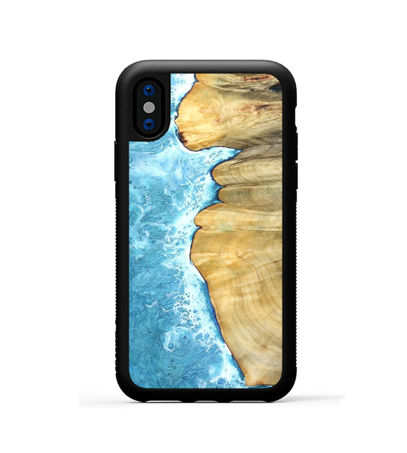 iPhone Xs Wood Phone Case - Eda (Coastal, 826542)