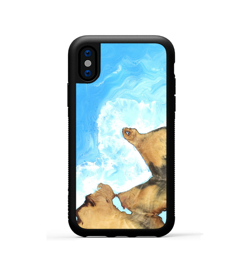 iPhone Xs Wood Phone Case - Lavern (Coastal, 826545)