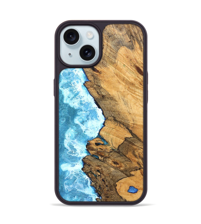 iPhone 15 Wood Phone Case - Harmon (Coastal, 826555)
