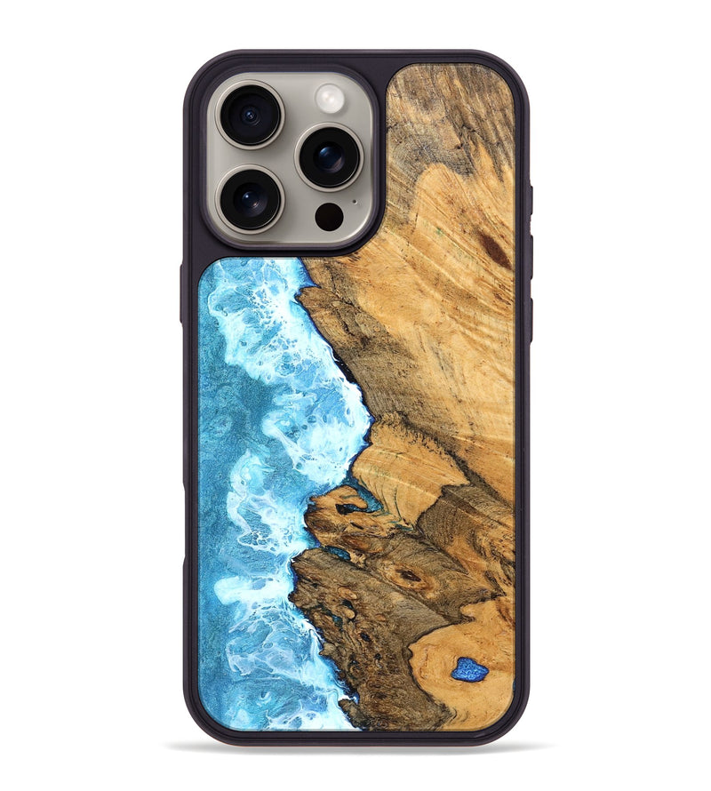 iPhone 16 Pro Max Wood Phone Case - Harmon (Coastal, 826555)