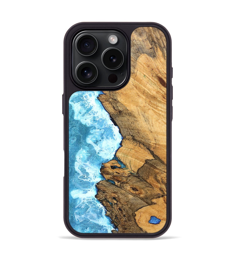 iPhone 16 Pro Wood Phone Case - Harmon (Coastal, 826555)