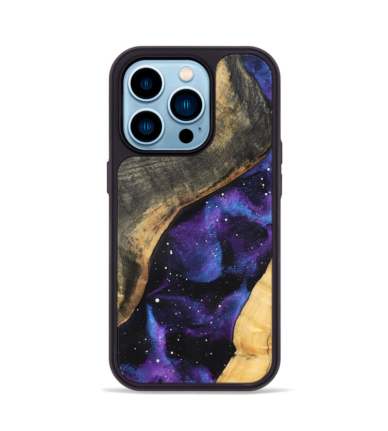 iPhone 14 Pro Wood Phone Case - Althea (Cosmos, 826557)