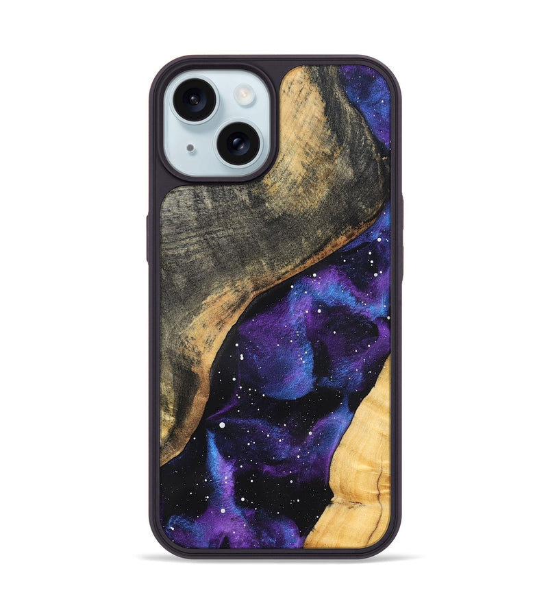 iPhone 15 Wood Phone Case - Althea (Cosmos, 826557)