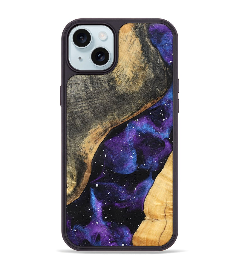 iPhone 15 Plus Wood Phone Case - Althea (Cosmos, 826557)