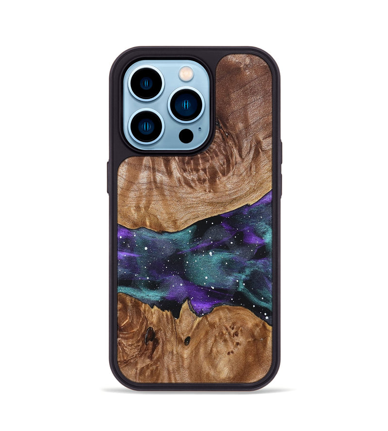 iPhone 14 Pro Wood Phone Case - Regan (Cosmos, 826562)