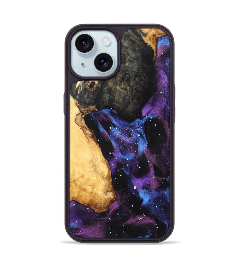 iPhone 15 Wood Phone Case - Teri (Cosmos, 826565)