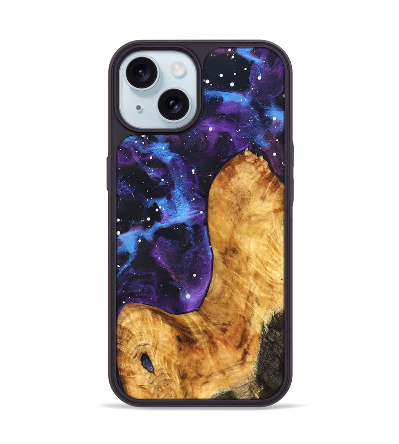 iPhone 15 Wood Phone Case - Daren (Cosmos, 826567)