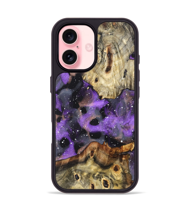 iPhone 16 Wood Phone Case - Yesenia (Cosmos, 826568)