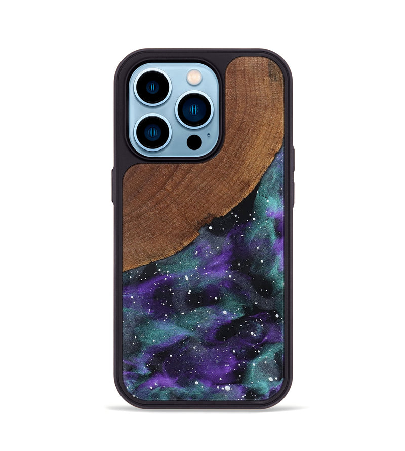 iPhone 14 Pro Wood Phone Case - Elda (Cosmos, 826571)