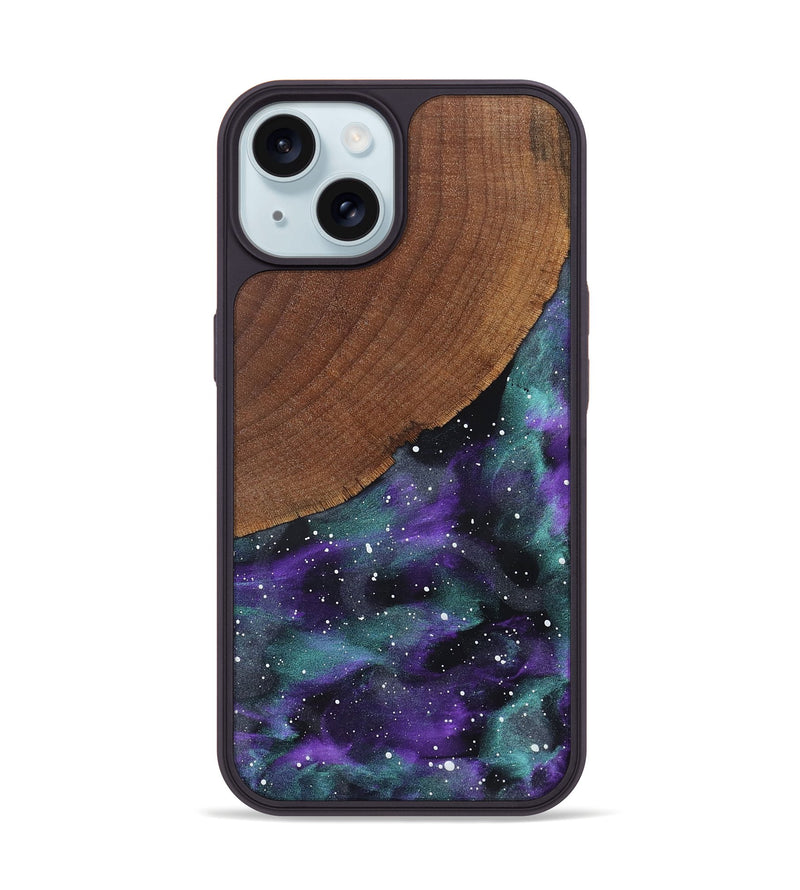 iPhone 15 Wood Phone Case - Elda (Cosmos, 826571)