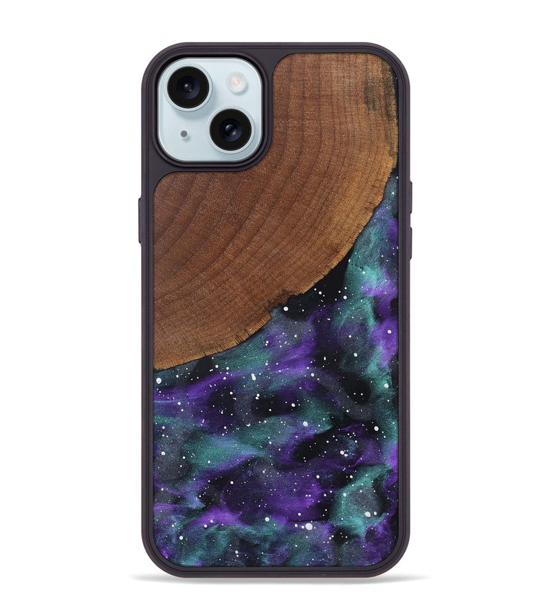 iPhone 15 Plus Wood Phone Case - Elda (Cosmos, 826571)