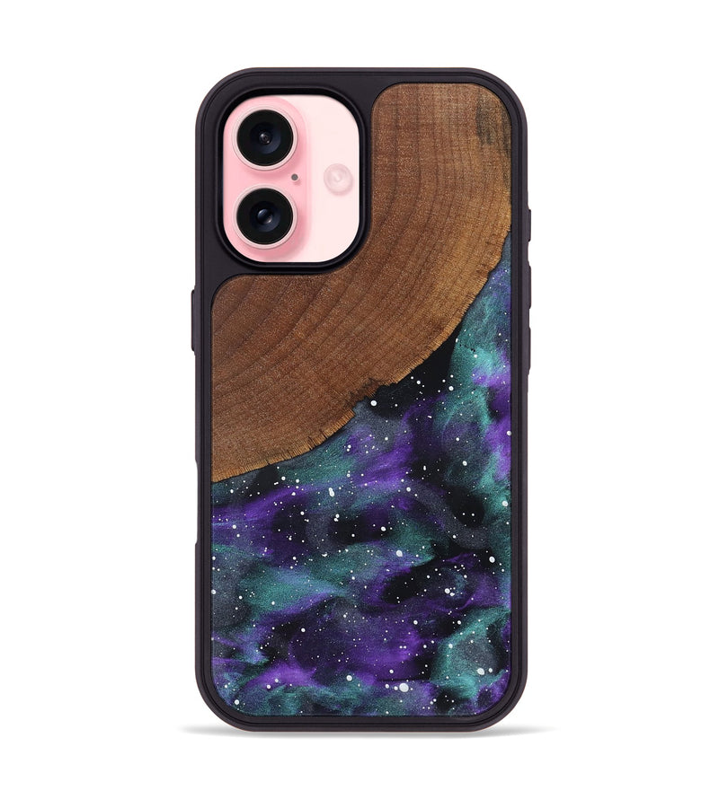 iPhone 16 Wood Phone Case - Elda (Cosmos, 826571)