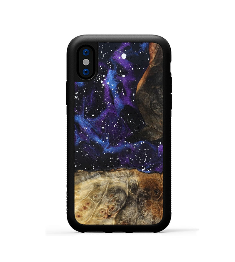 iPhone Xs Wood Phone Case - Aditya (Cosmos, 826573)