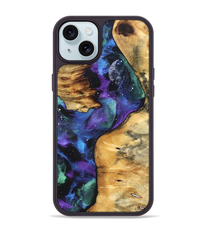 iPhone 15 Plus Wood Phone Case - Adalynn (Cosmos, 826577)