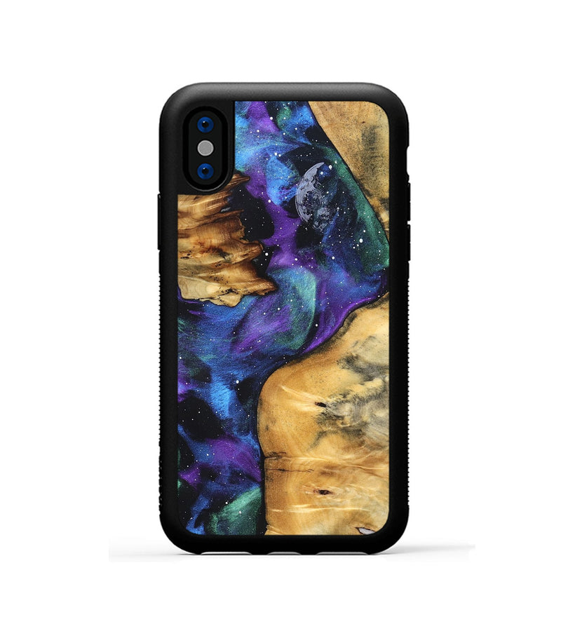 iPhone Xs Wood Phone Case - Adalynn (Cosmos, 826577)