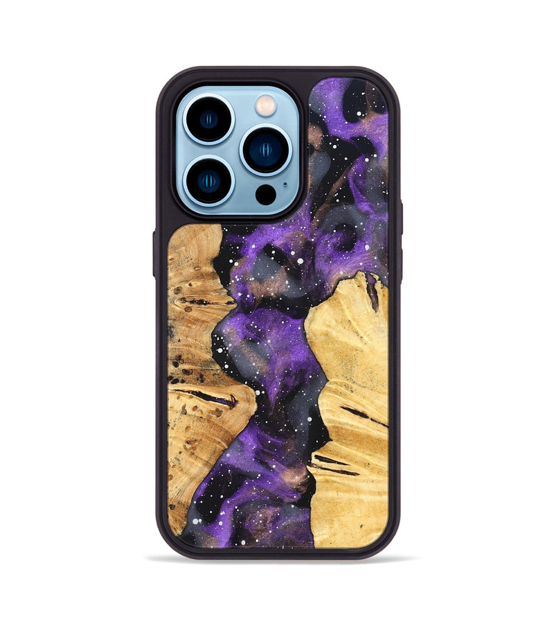 iPhone 14 Pro Wood Phone Case - Georgie (Cosmos, 826579)
