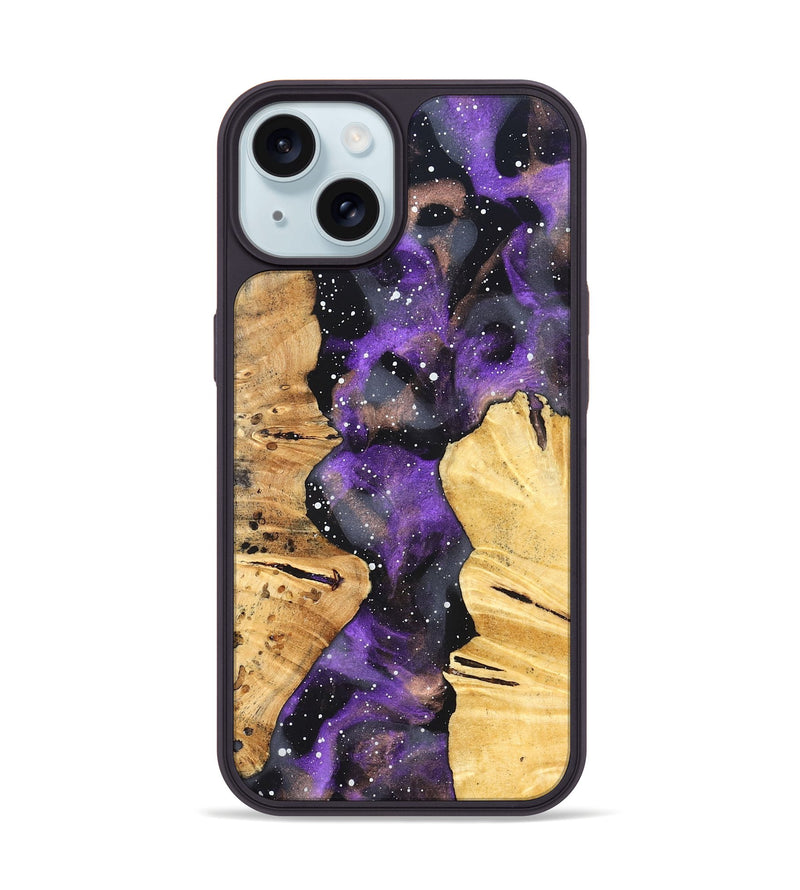 iPhone 15 Wood Phone Case - Georgie (Cosmos, 826579)