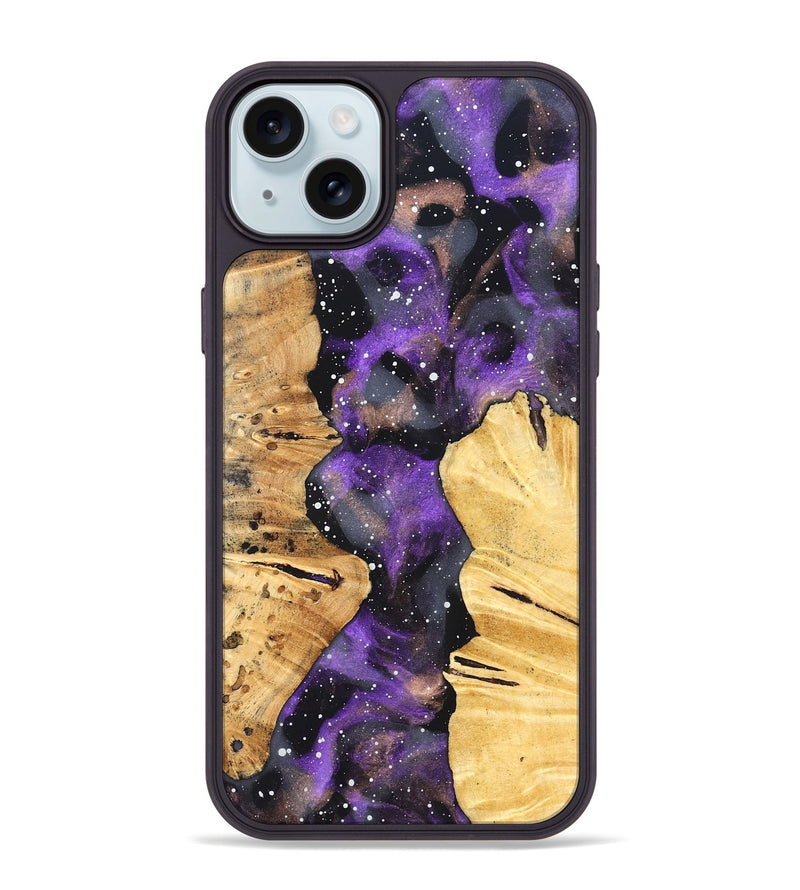 iPhone 15 Plus Wood Phone Case - Georgie (Cosmos, 826579)