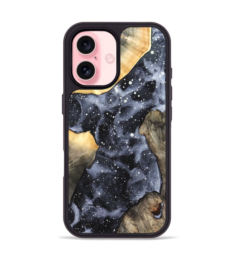 iPhone 16 Wood Phone Case - Eliezer (Cosmos, 826581)