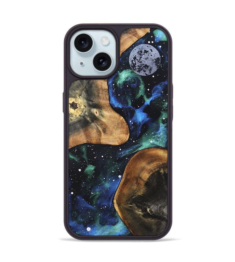 iPhone 15 Wood Phone Case - Kora (Cosmos, 826588)