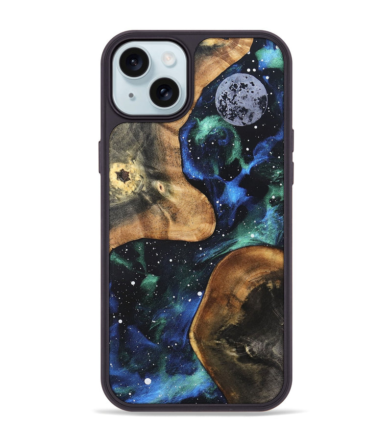 iPhone 15 Plus Wood Phone Case - Kora (Cosmos, 826588)