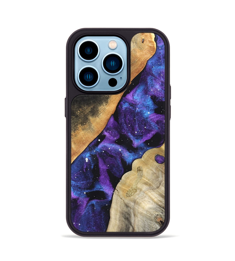 iPhone 14 Pro Wood Phone Case - Catrina (Cosmos, 826591)
