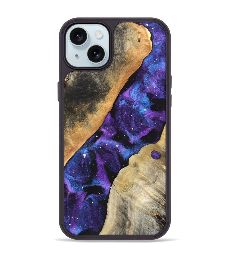 iPhone 15 Plus Wood Phone Case - Catrina (Cosmos, 826591)